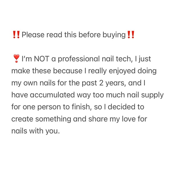 Hand made press on nails - Picture 2 of 8